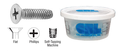 C.R. Laurence CRL 10-32 x 3/4&quot; Self-Tapping Screws | 1032X34FHPSS