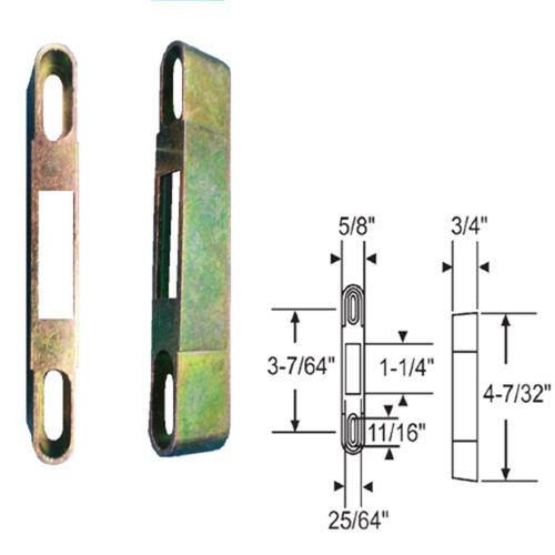 TechnologyLK STB Sliding Glass Patio Door Keeper, 4-7/32&quot; Height x 5/8&quot; Width  | 12294