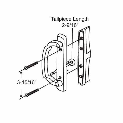 Sliding Glass Patio Door Hardware&#0058; Mortise Locks, Handles Sets, Pulls | 13280