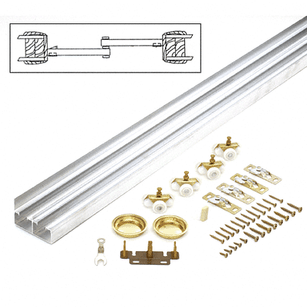 CRL 96&quot; Bi-Passing 1 3/8&quot; Door Hardware Sets | 138F964D