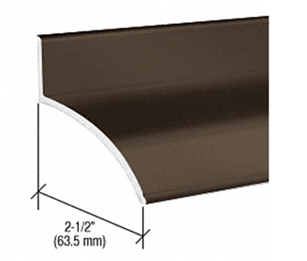 CRL 36&quot; Dark Bronze Extruded Rain Drip - 2-1/2&quot;  | 155D36