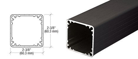 C.R. Laurence CRL Black Matte 100 Series 36&quot; Post Only | 1P36BL