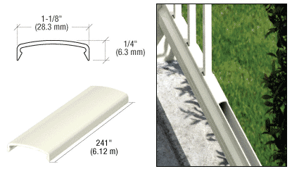 C.R. Laurence CRL Oyster White 100 Series Spacer 20&#39;-1&quot; | 1PS2410W