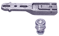 C.R. Laurence CRL Jackson Threshold Mount Bottom Pivot Set for Use With 1&quot; Deep Bottom Door Rail | 20728