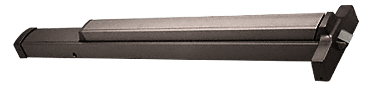 C.R. Laurence CRL Jackson 2095 Push Pad Series Dark Bronze Right Hand Reverse Rim Panic Exit Device - 36&quot; | 2095BRZ36R