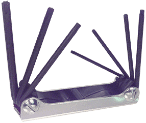 C.R. Laurence CRL 7-In-1 Fold Up Torx Key Set | 22571