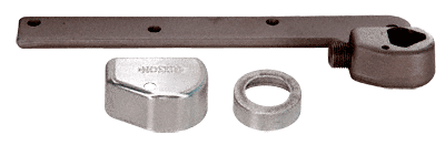 C.R. Laurence CRL Rixso Satin Chrome Finish Left Hand 3/4&quot; Offset Bottom Arm | 252050LHSC