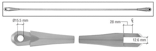 C.R. Laurence CRL Tension Rod End Fittings for 16mm Rod (Set of 2) | 270116