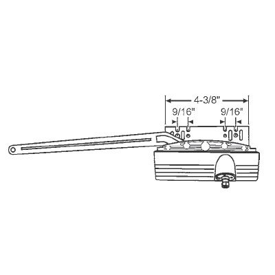 TechnologyLK STB Sill Mounted Awning Window Operator, Right Hand, Beige, 10&quot; Arm | 29208BG