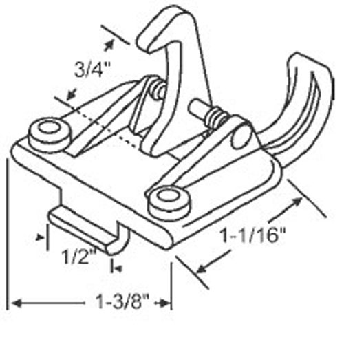 TechnologyLK STB Window Spring Catch | 32393