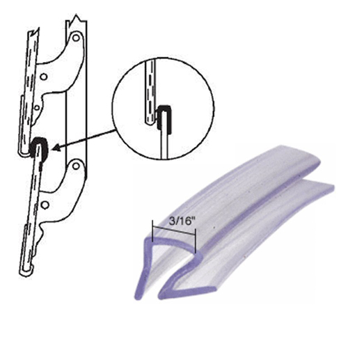 STB Jalousie and Louver Window Seal, Clear, 15 ft. | 3310615FT