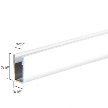CRL White Standard Storm Window Frame for Single Strength Glass | 3468103 | 3468103