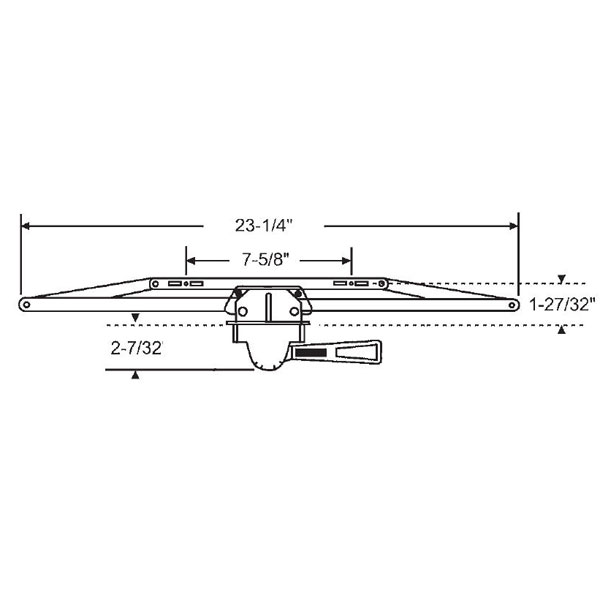 Window Replacement Hardware | Window Operator | Dual Pull Lever Window Operator | 361632