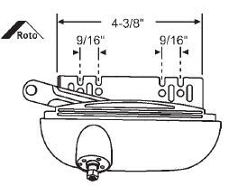 Left Hand Almond Roto Casement Operator | 36392LHAD
