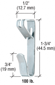 C.R. Laurence CRL 100 Pound Picture Hangers - 100 Pack | 47980