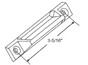 Gold Deluxe Window Sash Lift | 50-404-2 | 504042