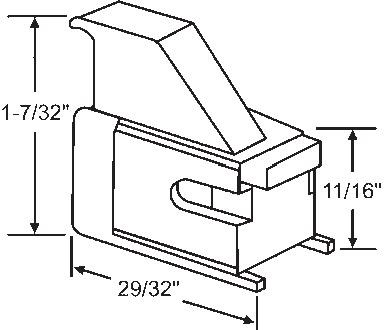TechnologyLK STB Top Guide for Window Channel Balances, Attached | 60511A
