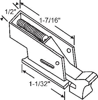 TechnologyLK STB Top Guide for Window Channel Balances, Unattached | 60513