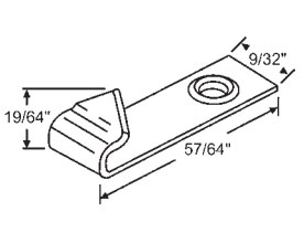 TechnologyLK STB End Clip For Window Channel Balances | 60518