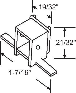 TechnologyLK STB Top Guide for Window Channel Balances, Unattached | 60569