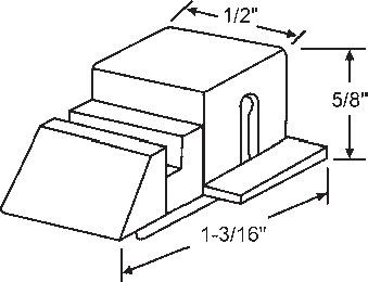 TechnologyLK STB Top Guide for Window Channel Balances, Unattached | 60578