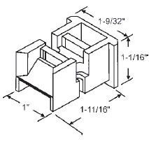 Window Channel Top Sash Guide | 60648