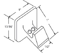 Window Channel Sash Stops | 60721