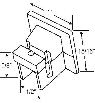 TechnologyLK STB Top Guide for Window Channel Balances, Unattached | 60905