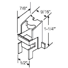 TechnologyLK STB Top Guide for Window Channel Balances, Attached | 60916A
