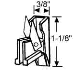 TechnologyLK STB End Bracket for Window Channel Balance, White | 62502