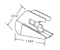 TechnologyLK STB Bottom Guide for Window Channel Balance, Unattached | 64501