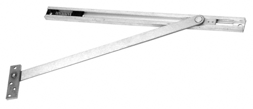 C.R. Laurence CRL Satin Stainless Rixson Heavy-Duty 6 Series Multi-Function Concealed Mount Overhead Stop and Holder - 38-1/16&quot; to 46&quot; - REPLACED BY 6436SS  | 6446SS