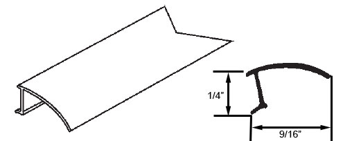 STB Snap-In Vinyl Glazing Bead | 658W