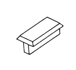 Sash Clip for 72 Series Window Balance - Black | 72-803 | 72803