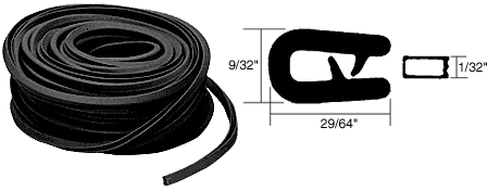 CRL-Automotive CRL QuickEdge Mini Trim for 1/32 in Grips Edges From .010 in to .050 in - 500 Feet | 75000341