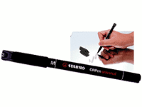C.R. Laurence Stabilo Black Felt Glass Marking Pen - Pack of 20 | 76P4620