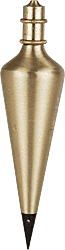 C.R. Laurence CRL 16 Ounce Brass Plumb Bob 10-32 Thread | 80016