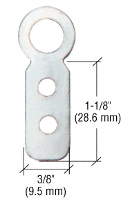 C.R. Laurence CRL Large Round Eyelet Flat Metal Type Hangers | 83MH