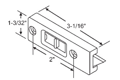 TechnologyLK STB Tilt Window Latch, Brown, 2&quot; Screw Holes - Package | 85618BRA