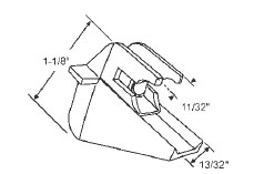 TechnologyLK STB Bottom Guide for Window Channel Balance, Attached | 90015468A