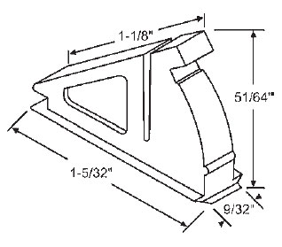 TechnologyLK STB Vent Lock, White | 90016594
