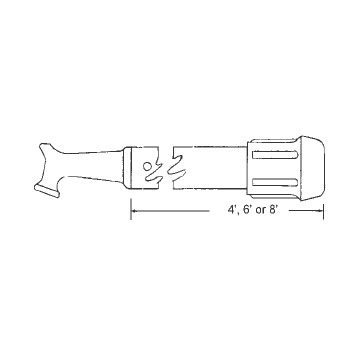 TechnologyLK STB Pole Hook Assembly, 4 ft. | 900168424
