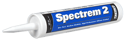 C.R. Laurence Black Tremco Spectrem 2 High Performance Silicone Sealant | 947802
