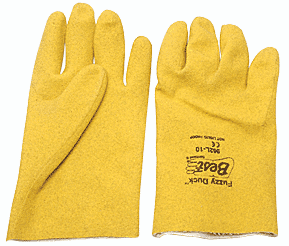 C.R. Laurence Fuzzy Duck PVC Gloves - Small  | 962FDS