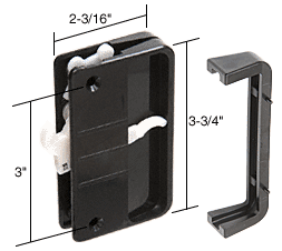 C.R. Laurence CRL Sliding Screen Latch and Pull; 3&quot; Screw Holes for Anjac Doors | A156
