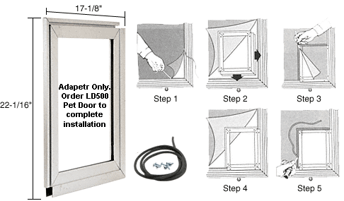 CRL Large Pet Door Adapter | A500 | A500