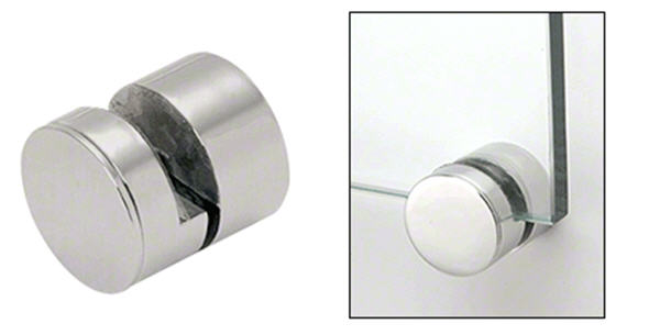CRL 1-1/4&quot; 316 Brushed Stainless Steel Adjustable Edge Grip | AEG114BS