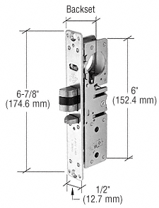 C.R. Laurence CRL Adams Rite 1-1/8&quot; Backset Deadlatch Lock-Right Handed | AR45133R