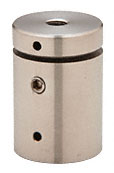 C.R. Laurence CRL Brushed Stainless 1-1/4&quot; Diameter by 2&quot; Long Adjustable Length Standoff Base  | ASB114134BS