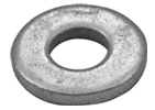 C.R. Laurence CRL 1/4&quot; Hole x 5/8&quot; Diameter Flat Washers - Box of 100 | AV2008